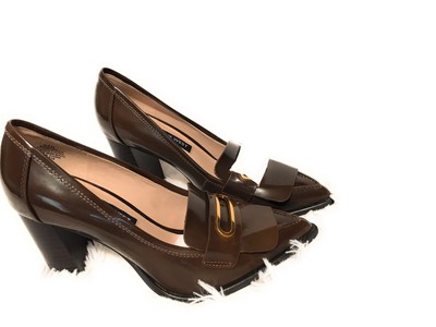 zoro block heeled pumps