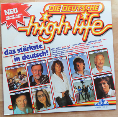 LP 30 cm Schallplatte Die Deutsche high life Das stärkste in deutsch!