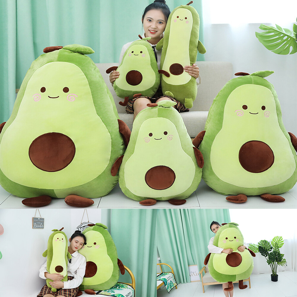 Cute Avocado Stuffed Plush Toys Soft Doll Pillow Kids Birthday