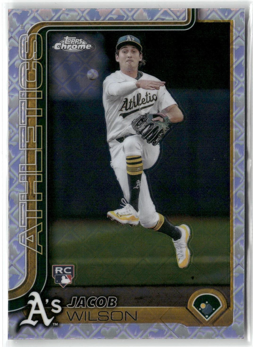 2025 Topps Chrome Logofractor Edition #96 Jacob Wilson