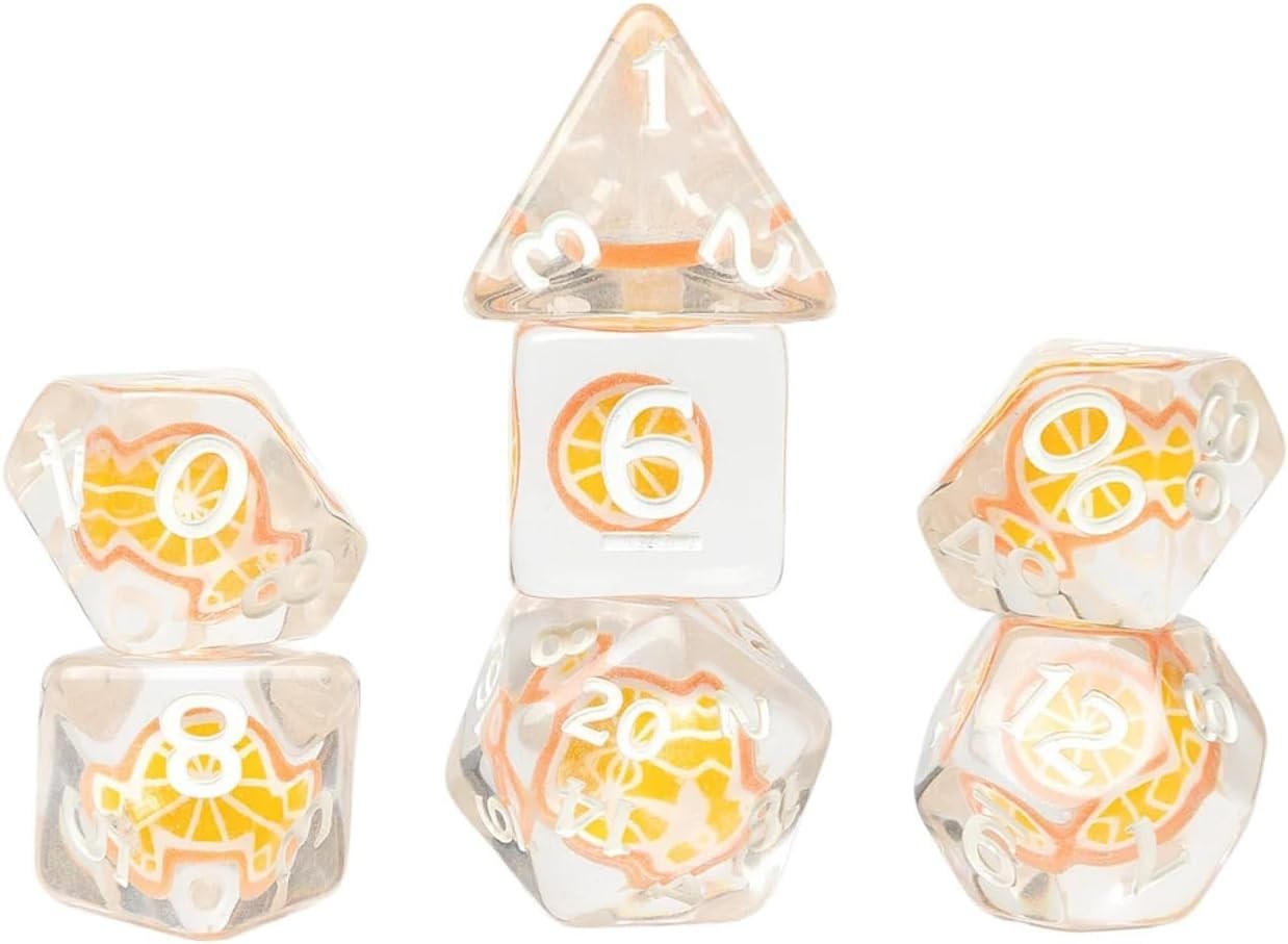 Fruit Slice Dice Set - Orange