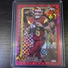 2025 Topps Chrome NFL Jayden Daniels Hot Pink X-Fractor Exclusive Commanders#295