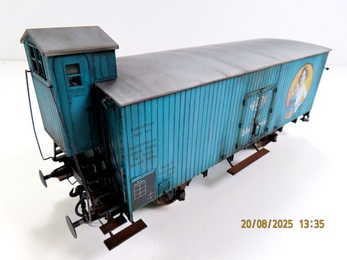 (1PAB01) MÄRKLIN  Spur 1  Güterwagen G10 "4711" der DRG, patiniert von P.B. ,... - Picture 11 of 13