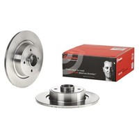 2X Brembo Bremsscheiben 274Mm Voll Hinten Passend FÜR Renault Grand
