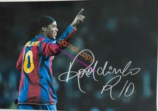 Ronaldinho Autographed signed photo