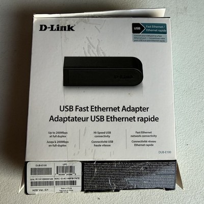 D-Link DUB-E100 Hi-speed USB 2.0 Ethernet Adapter