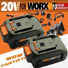2-PACK 20 Volt For WORX WA3525 20V 3.6Ah Max Lithium Battery Power Tools WA3520