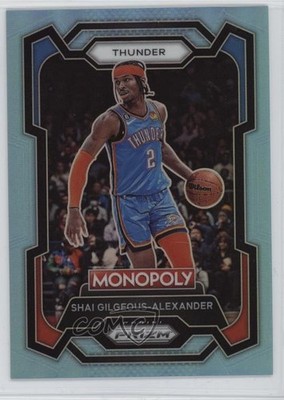 2023-24 Panini Prizm Monopoly Light Blue 30/199 Shai Gilgeous-Alexander #61 1j5e