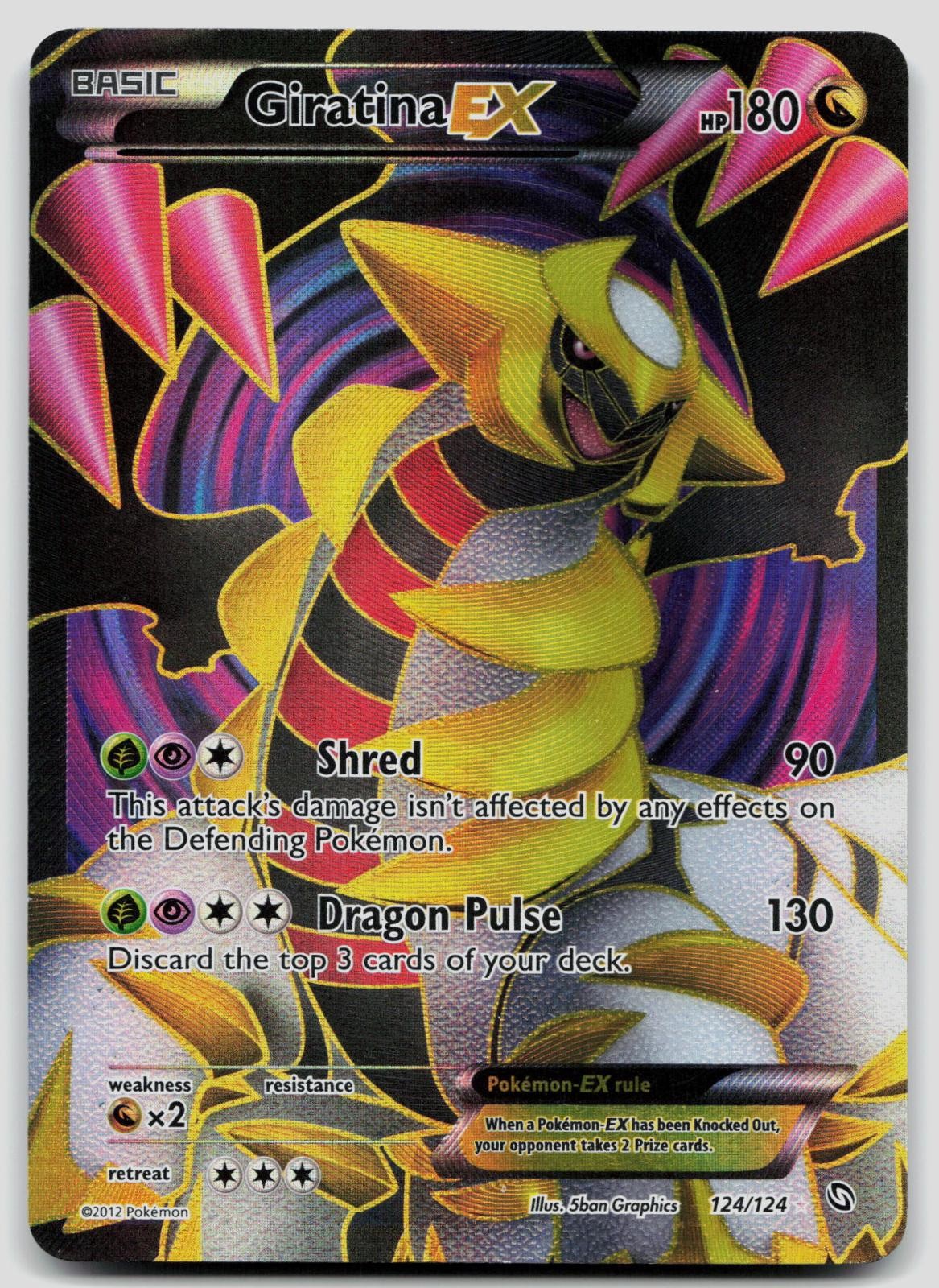 Giratina EX 124/124 Dragons Exalted Pokemon MP