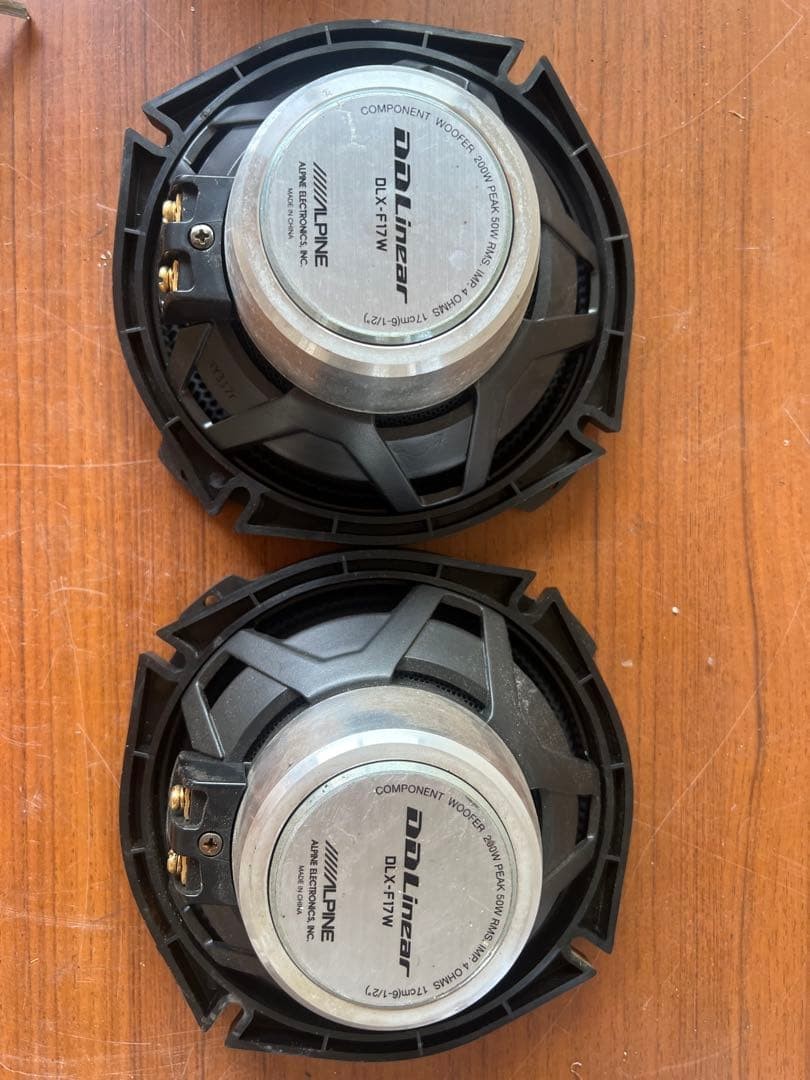 ALPINE DDLinear DLX-F17W 2-Way Speaker Set Passive Network DLX