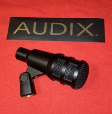 Audix F12 Kick Drum Mic For Bass Floor Tom Dynamic Microphone Set LOW Freq MINT