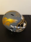 Peyton Manning Slate Broncos Helmet Signed With Certificate Of Authenticity