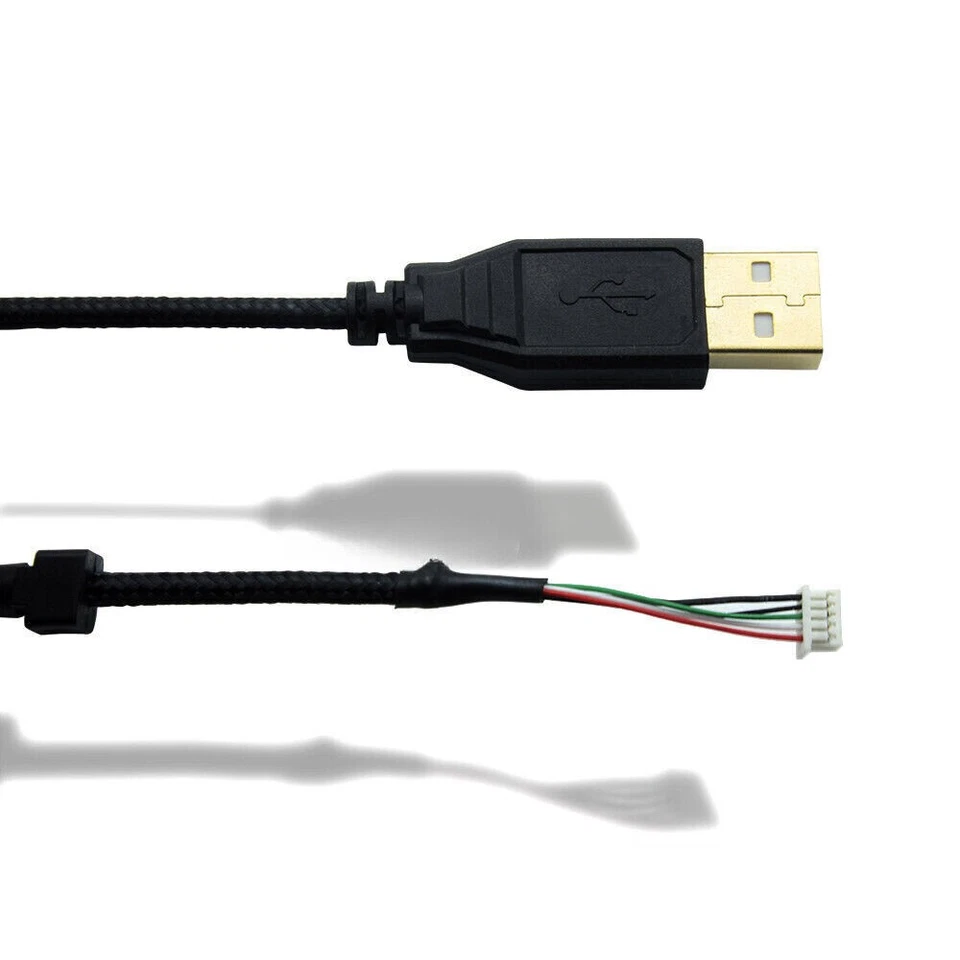 NEW USB cable /Line /wire for MadCatz Saitek RAT3/4/5/6/7/8/TE Gaming MOUSE 2m - Bild 2 von 4
