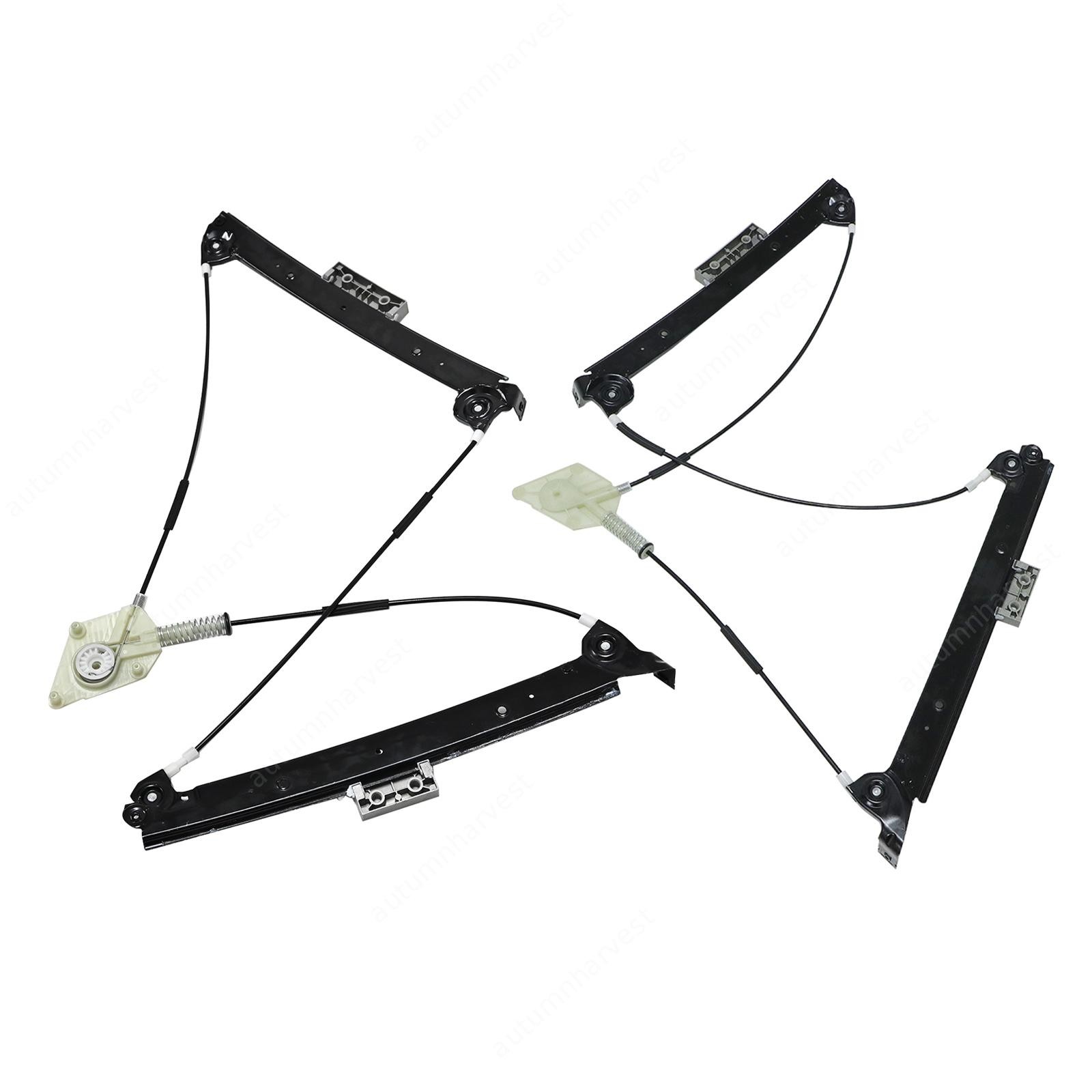 For 2004-18 Bentley Continental GT 2pcs New Front Left & Right Window Regulator