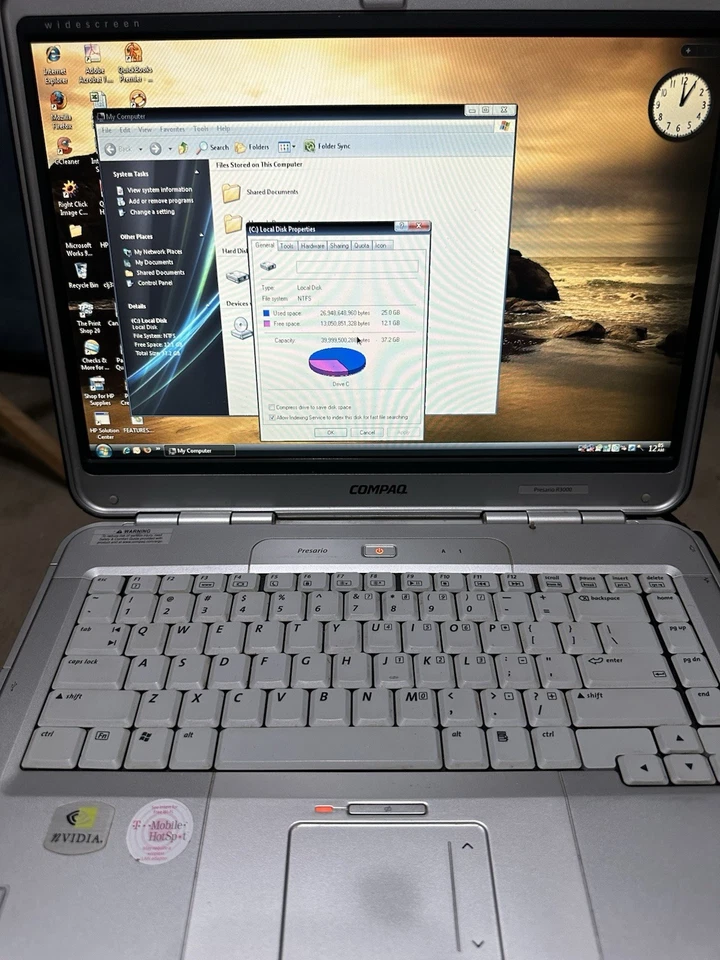 Compaq Presario R3000 Athlon XP 2800+ GeForce4 420 Go 32M, 1.25GB RAM (works) - Image 4 of 4