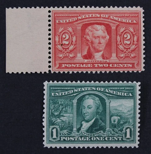 CKStamps: US Stamps Collection Scott#323 324 1c 2c Mint NH OG