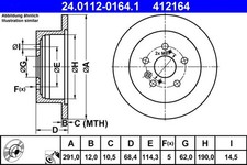 Disque de frein Toyota PREVIA