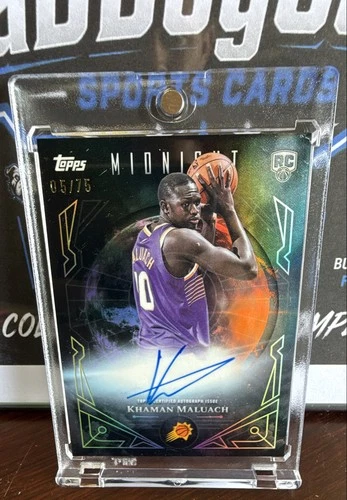 2025-26 Topps Midnight - Midnight Sun Signatures Rookies Khaman Maluach #MSR-KM
