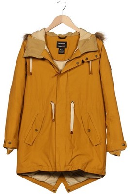 BURTON Jacke Damen Anorak Jacket Kurzmantel Gr. S Daunen Baumwolle Gelb #g9rl6nj