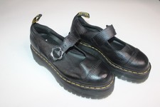 Dr.Martens Addina Flower Buckle Air Cushioned Sole Platform Shoes Size 10 US