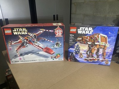 LEGO Star Wars: Christmas X-Wing (4002019) And LEGO Gingerbread AT-AT (40806)