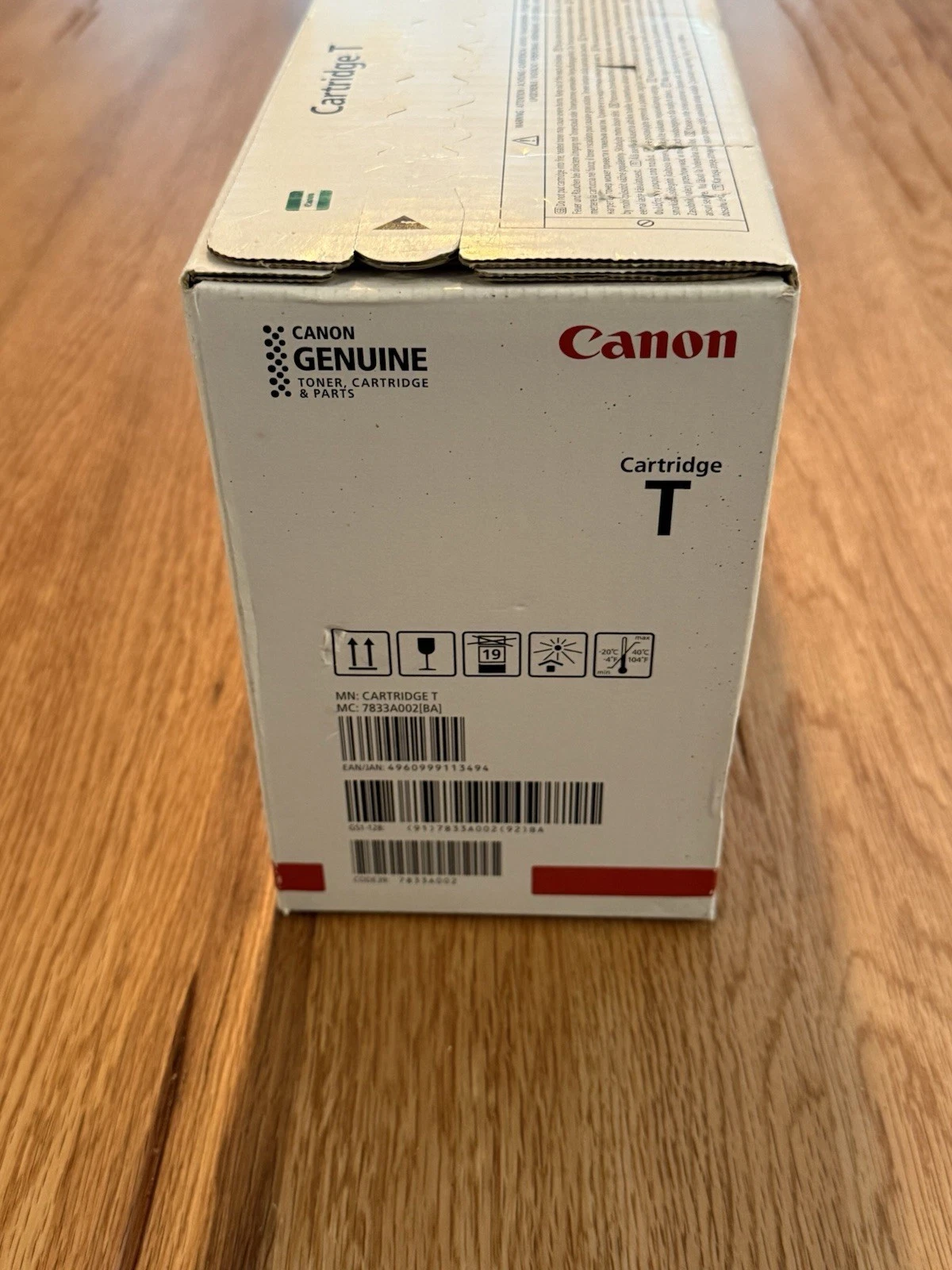 Genuine Cartridge T 7833A002 Canon Toner Cartridge I Sensys Fax - New Sealed 4