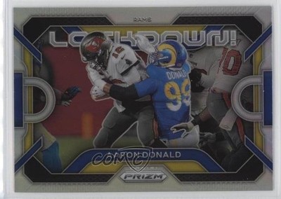 2023 Panini Prizm Lockdown Silver Prizm Aaron Donald #LD-4 11nu