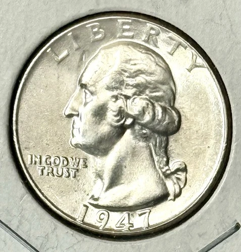 1947 P ** Washington Quarter ** Gem BU **