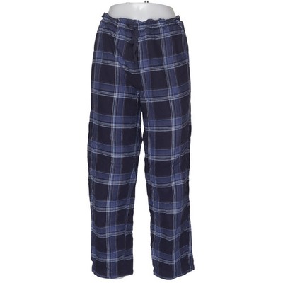 Oysho, Pyjamahose, Größe: S, Blau/Schwarz, Baumwolle, Karo, Flanell, Damen #jFC