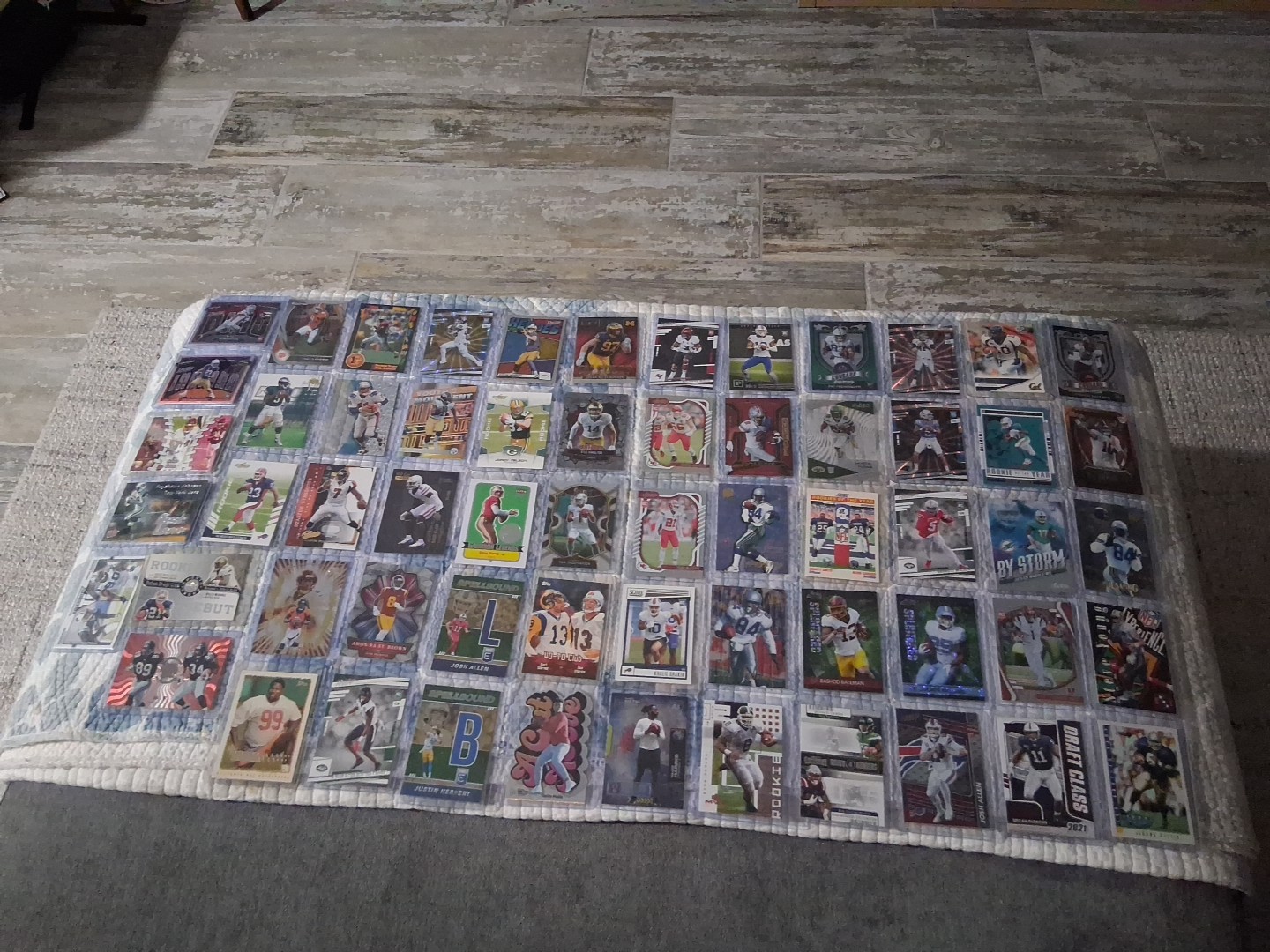 60 Card Football Lot All (Rc's/inserts/superstars) Best Deals For Buying Lots!!