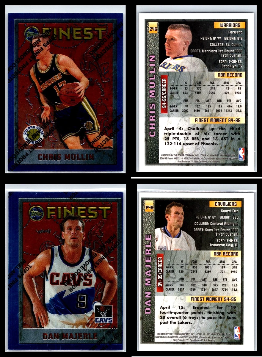 Eric Montross Basketball 1995-96 Season Sports Trading Cards