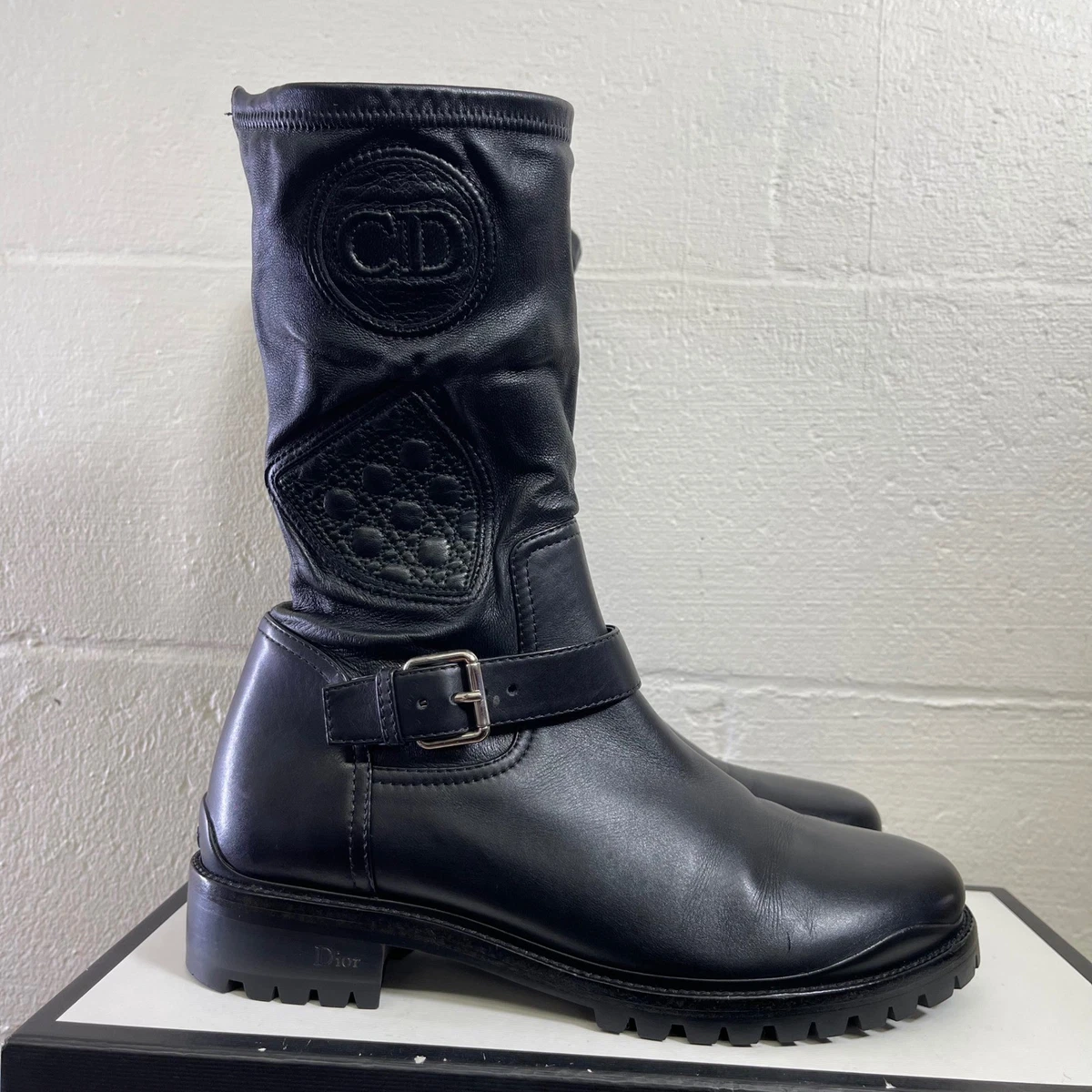 Dior Combat Boots with Upper Leather for Women for sale | eBay