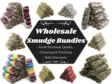WHOLESALE Sage Smudge Bundles: Black, Blue, Cedar, Copal, Desert, White, Yerba 