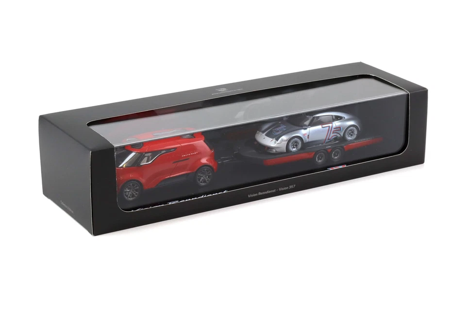 Set 1:43 Spark Porsche Vision Renndienst + Porsche Vision 357 WAP DEALER - Immagine 3 di 3
