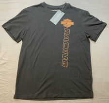 NEW GENUINE HARLEY DAVIDSON 96060-24VM MEN'S LG "Racing Tee" T-Shirt