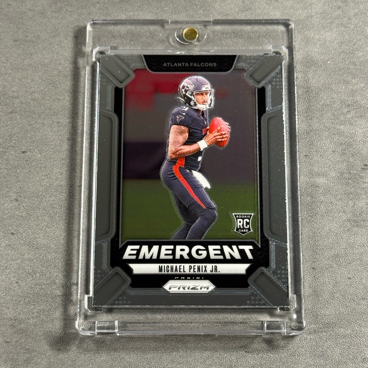 Michael Penix Jr. 2024 Panini Prizm - Emergent #20 (RC) Rookie Silver Base Card