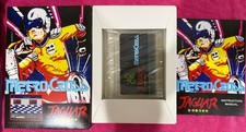 Atari Jaguar Metro-Cross Clear Cartridge Metrocross Rare CIB Authentic