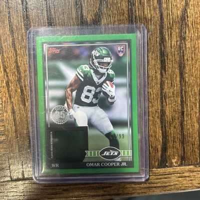 Topps 2026 Flagship Omar Cooper Jr. 91RR-OC Jets Rookie Relic /99