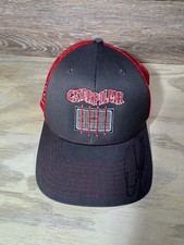 Caterpillar CAT Equipment Crawler Snapback Mesh Hat Dale Earnhardt Jr 8 Signed 