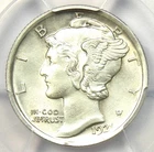 1921 Mercury Dime 10C Coin - Uncirculated Details  - Rare