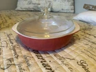Pyrex Vintage Flamingo Pink 024 2 Quart Casserole Mixing Bowl with pyrex 269 lid