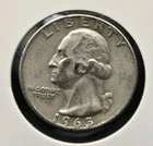 1963-D 90% Silver Washington Quarter US Mint Denver
