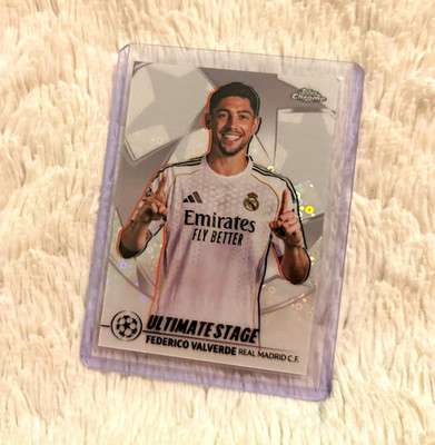 Topps Federico Valverde Ultimate Stage Chrome #US-27 Real Madrid UCC 25/26