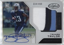 2017 Certified Freshman Fabric Signatures Mirror 334/499 Taywan Taylor Auto 0ui5