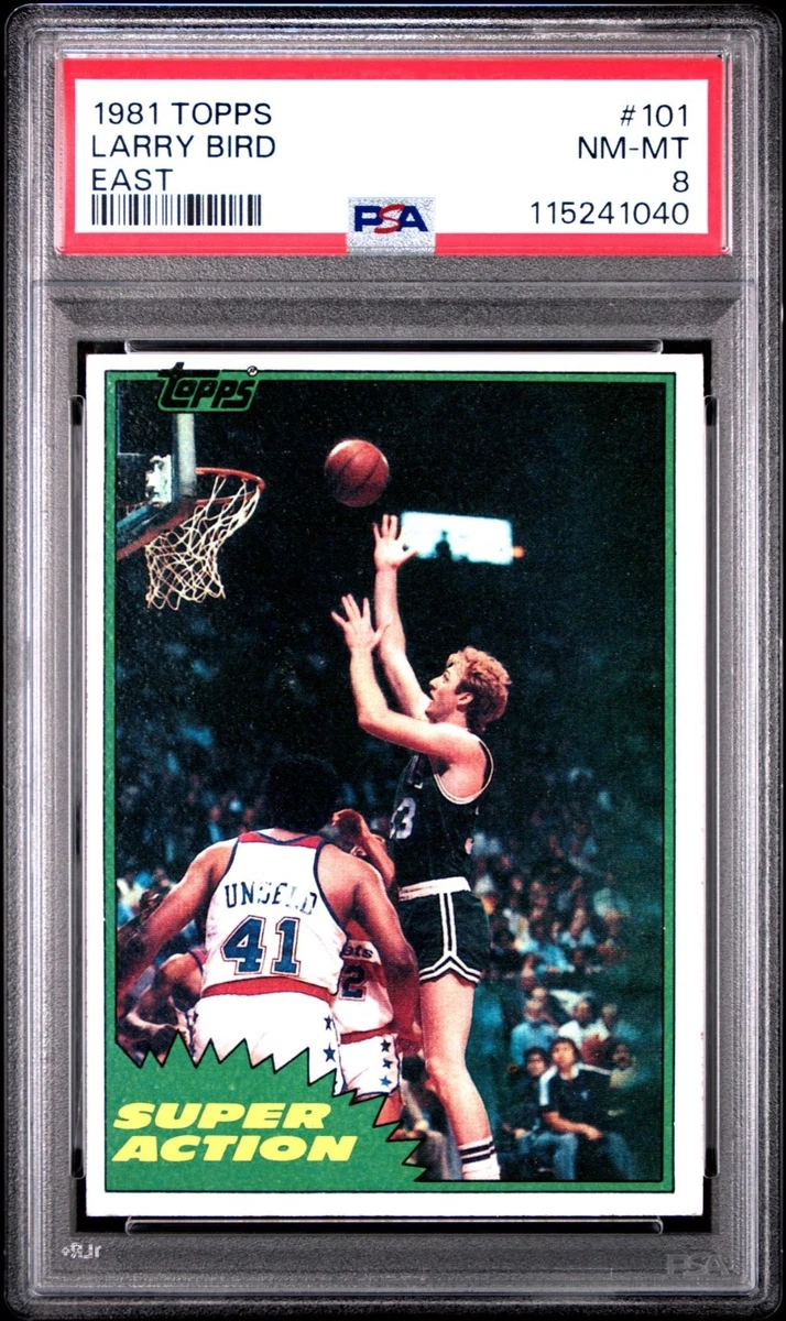 Topps Larry Bird 8 Graded Basketball Sports Trading Cards