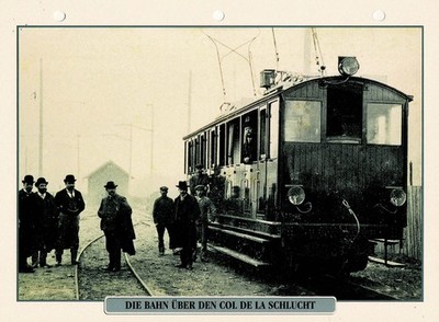 Die Bahn über den Col de La Schlucht / Infokarte