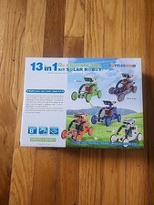 13 in 1 SOLAR ROBOT Kit Educational New in Box Green Energy STEM