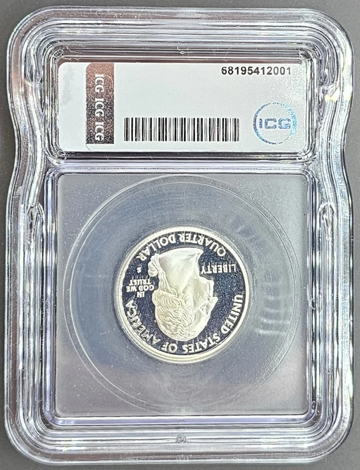 2006-S Nevada Silver Quarter ICG PR 69 DCAM - Image 2 of 2
