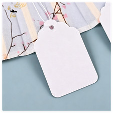 1000/500/200/100Pcs Tags 1.89  1.18 Inch/1.18  0.78 Hang Tag with Strings