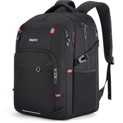 40L Expandable Laptop Backpack, Anti-thief Travel Backpack with USB Charging ...
